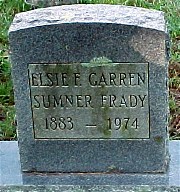 Elsie Frady Headstone